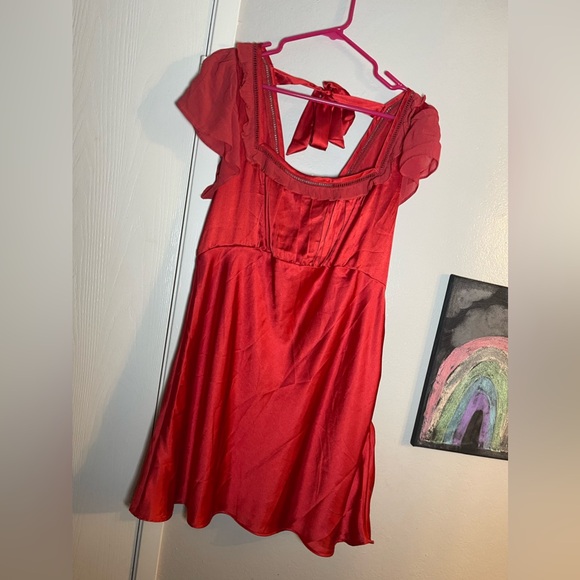 Free People x Revolve Visions Mini Slip Dress NWT - Picture 5 of 7